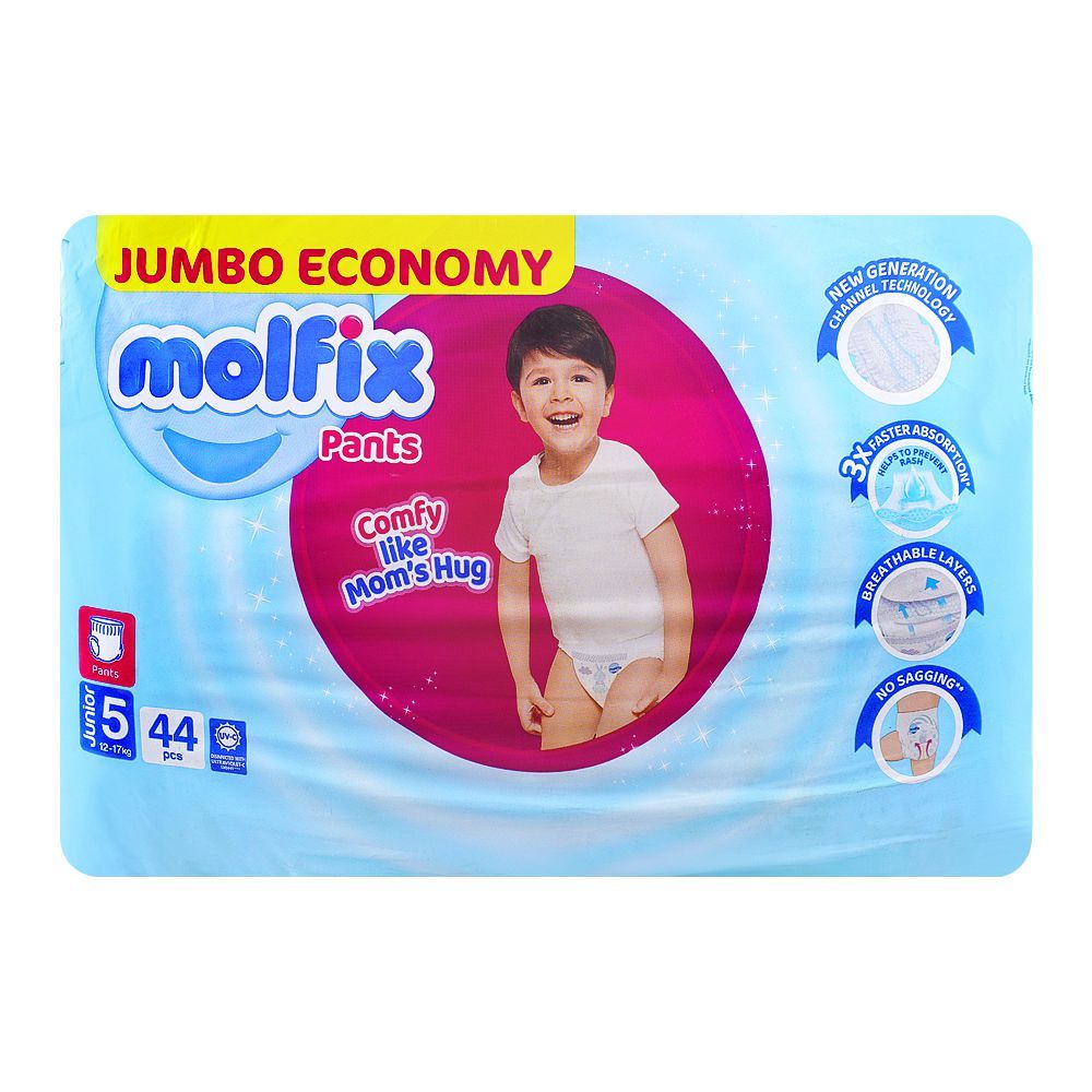 Molfix Pants Junior, Jumbo Economy Pack Size 5