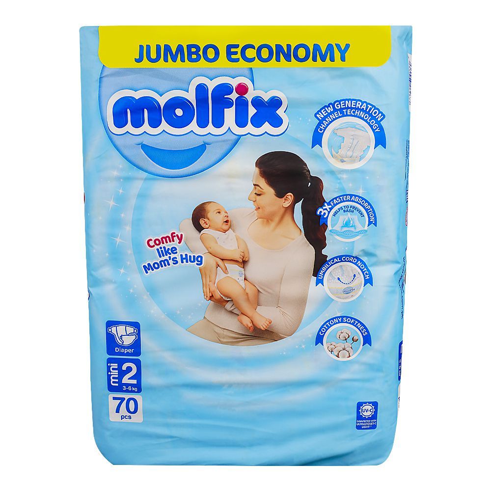 Molfix Diapers Jumbo Economy Pack Size 2