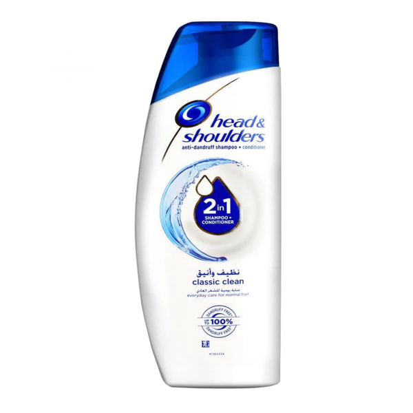 Head & shoulder. 2in1 classic clean shampoo 185ml