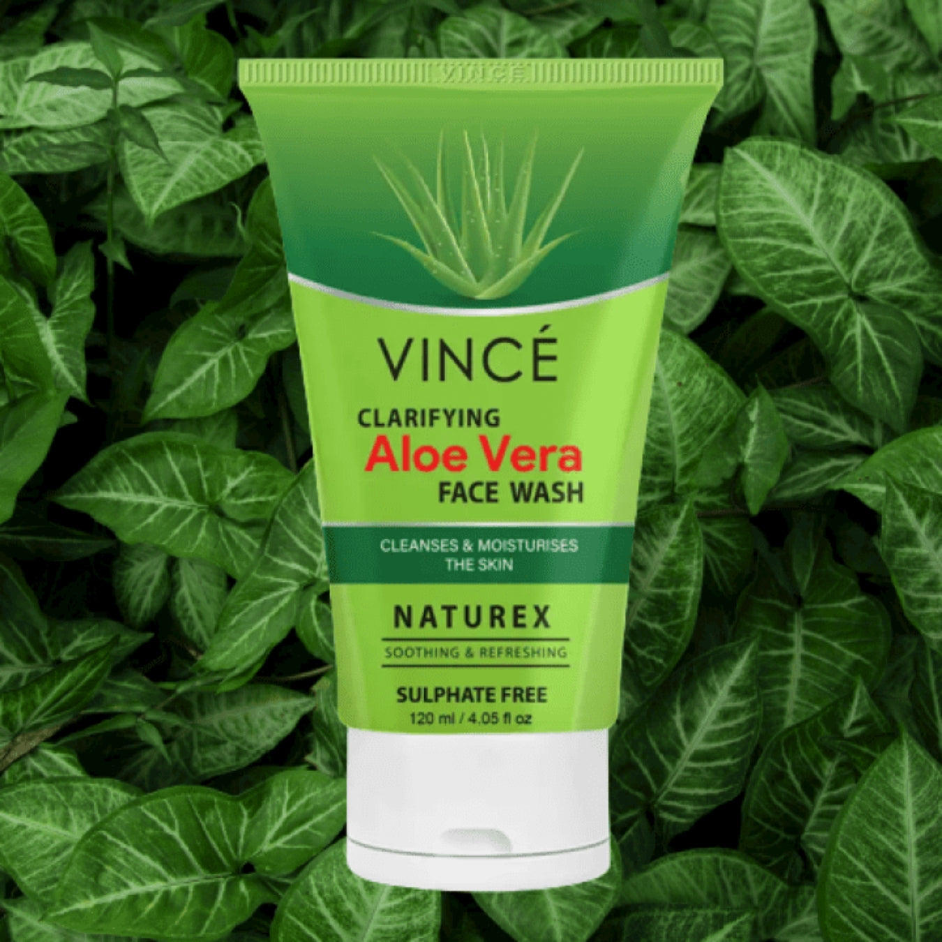 VINCE ALOE VERA FACE WASH 120ML