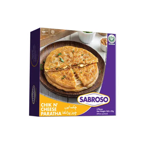 Sabroso Chik N' Cheese Paratha 560gm