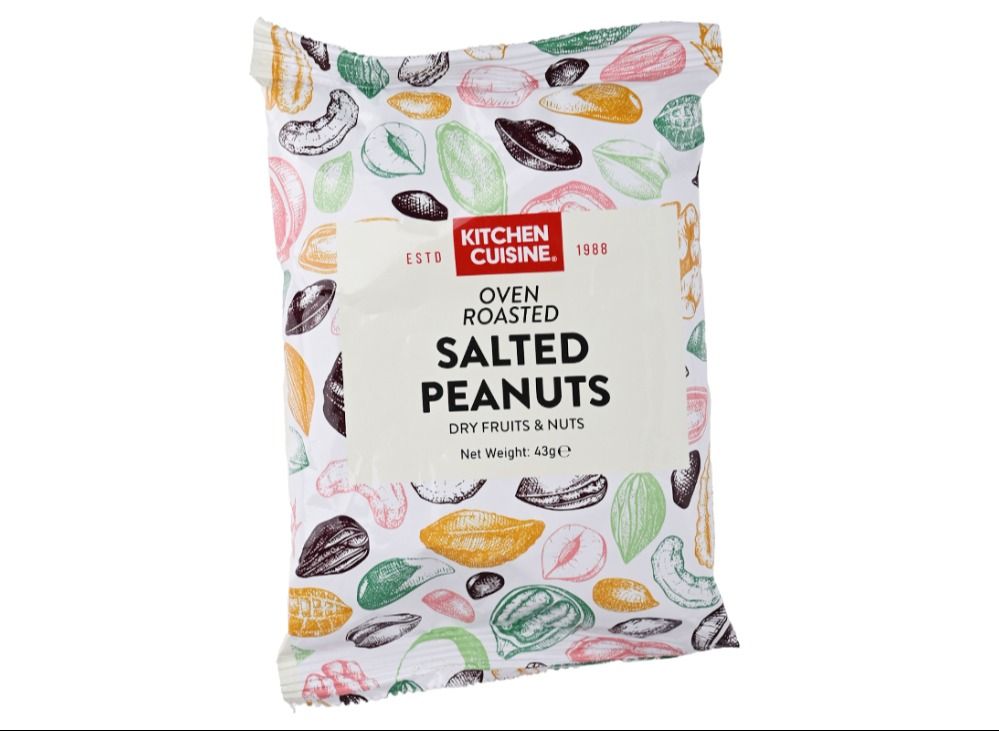 KITCHEN CUISINE SALTED PEANUTS 43G