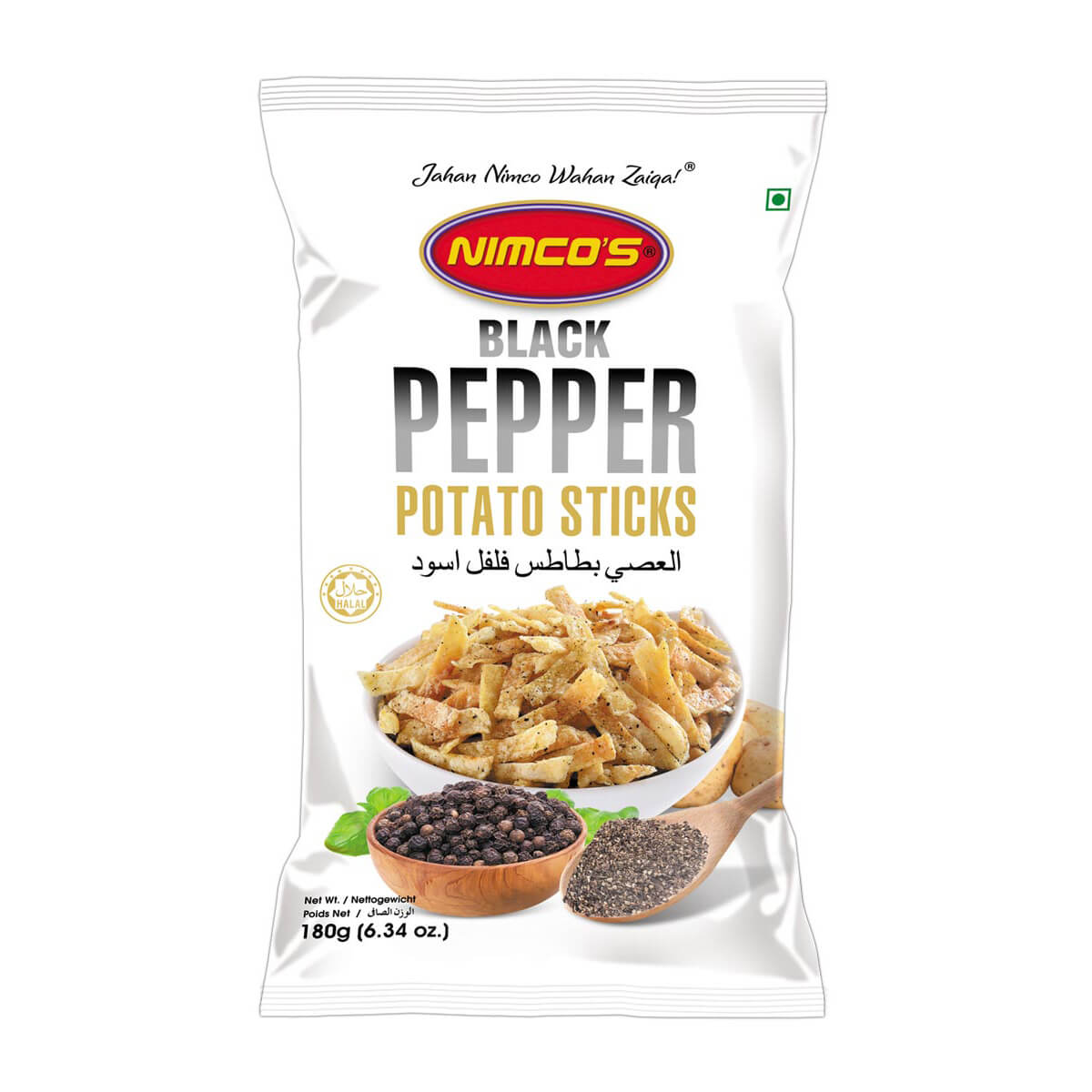 NIMCOS BLACK PEPPER POTATO STICKS