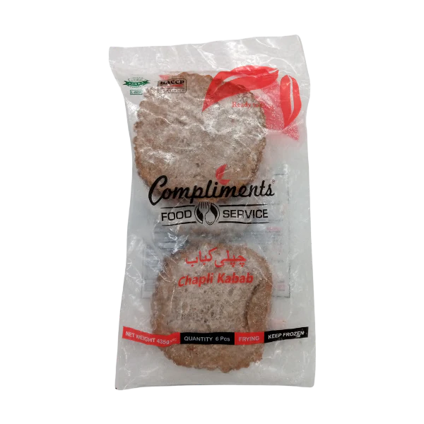Menu Chapli Kebab 435gm Poly Bag