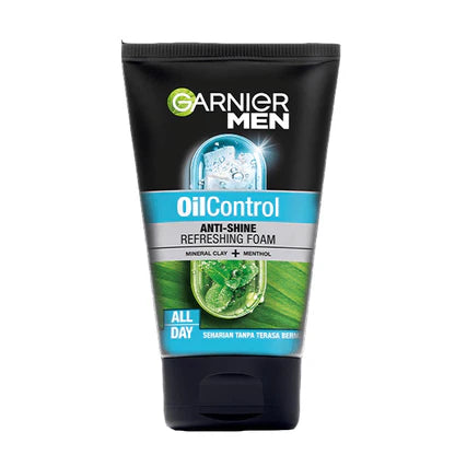 GARNIER MEN OIL CONTROL (ANTI-SHINE) 100ML FACEWASH