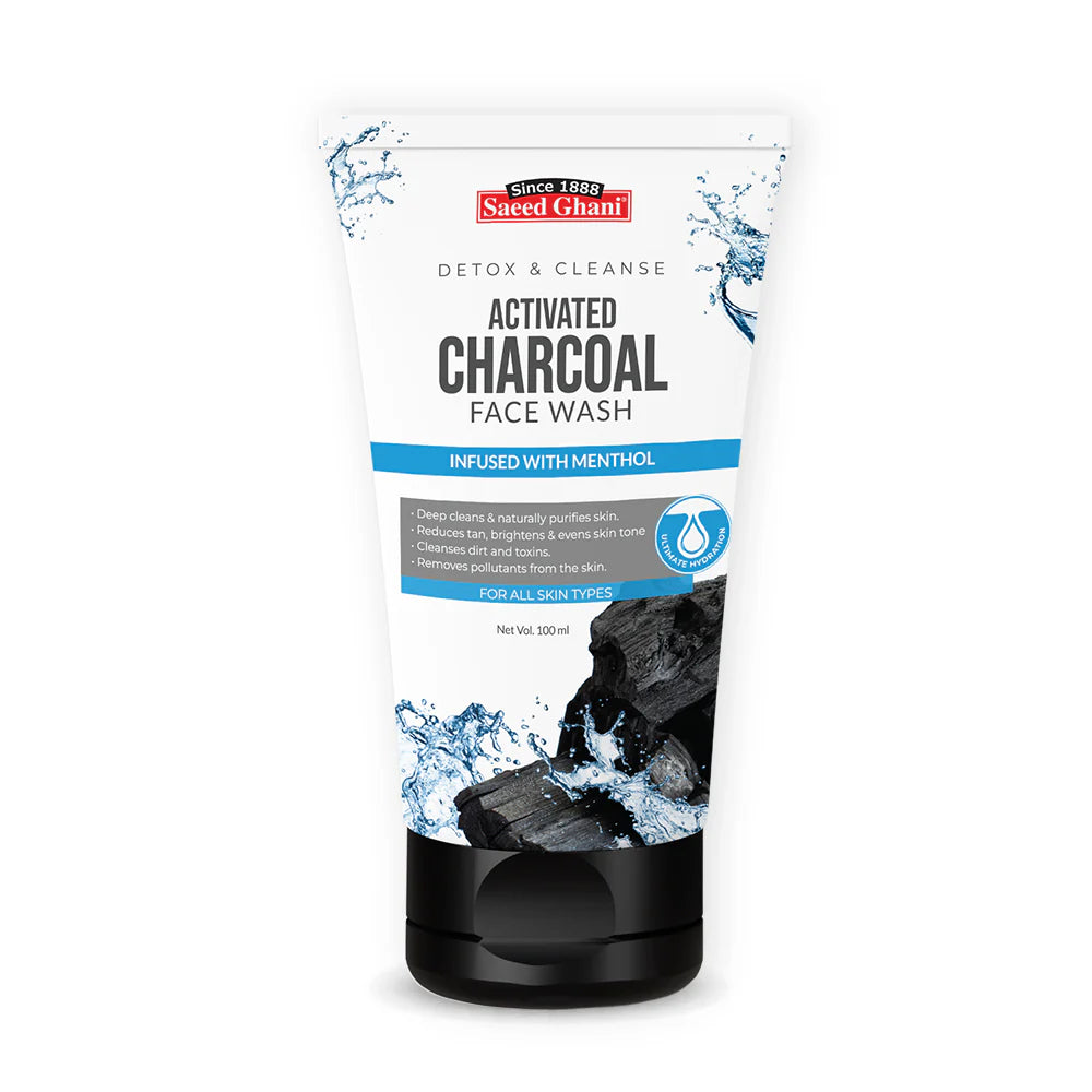 Saeed ghani charcoal facewash 100ml