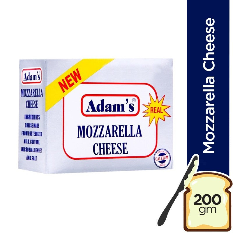 Adams Mozzarella Cheese Block 200g pack