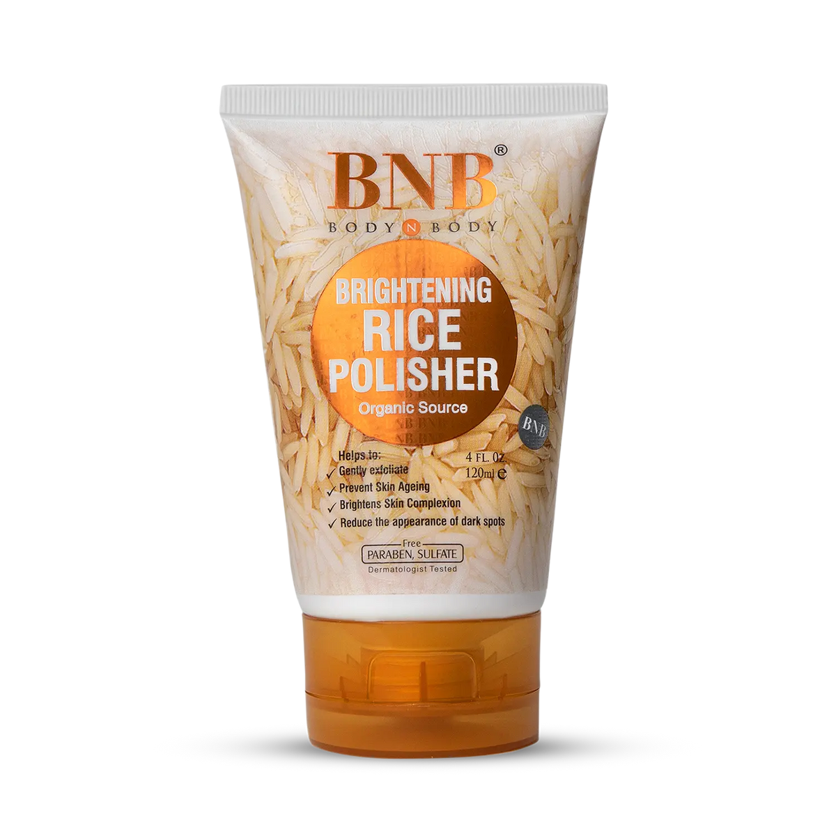 BNB Rice Facial Skin Polisher, single 120ml tube
