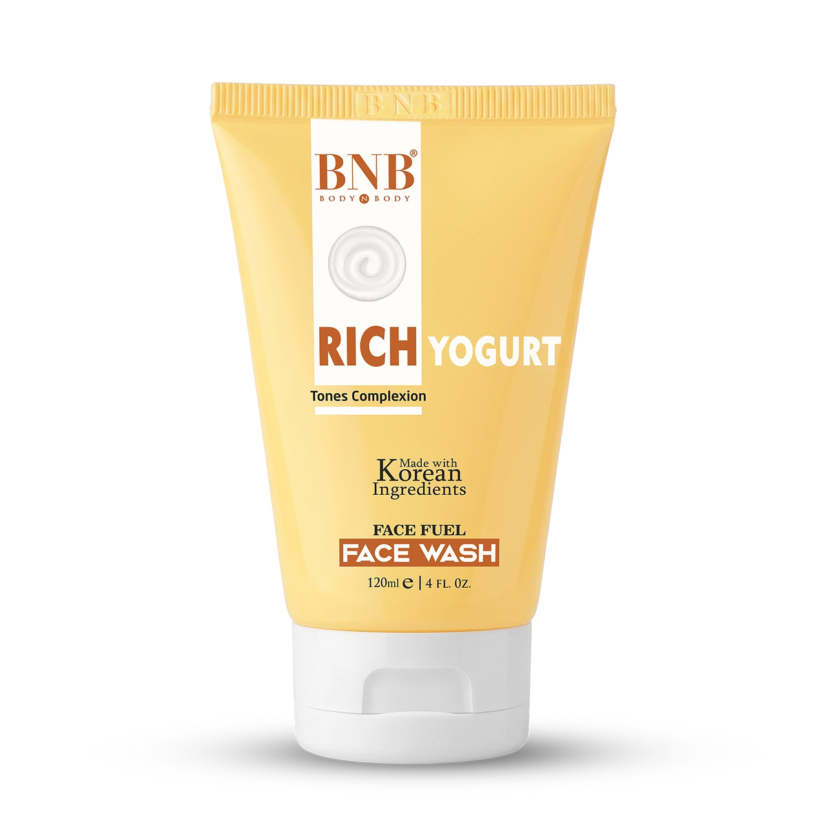 BNB Rich Yogurt Face Wash, single 120ml tube