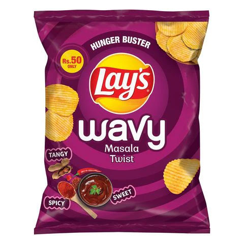 Lay's Wavy Masala Twist Rs-50