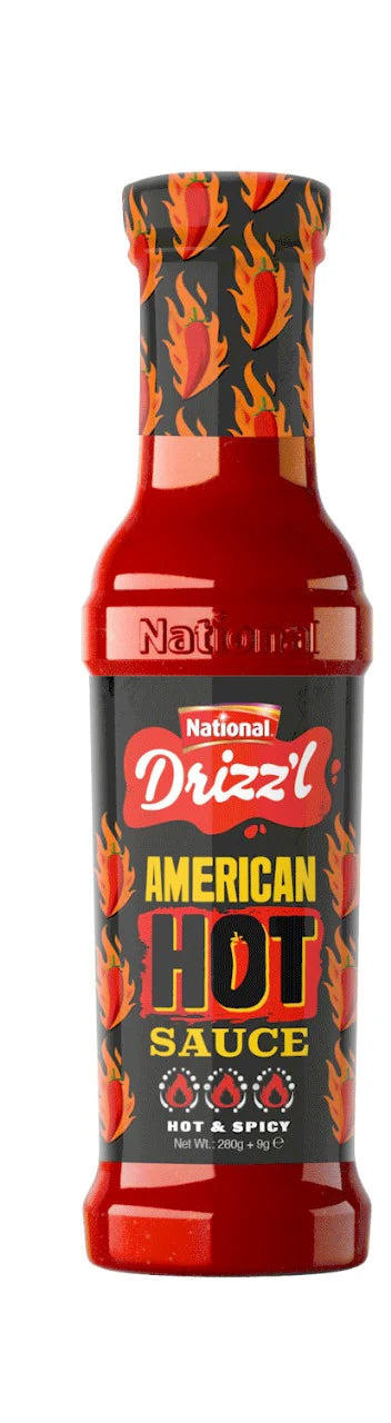 National Drizzl American Hot Sauce, 290g