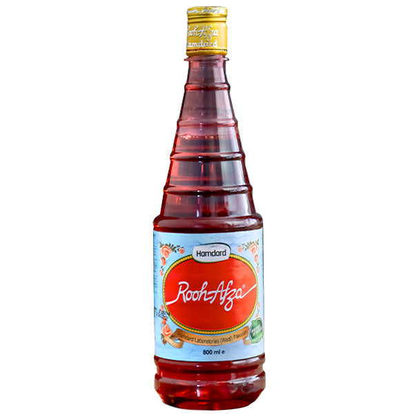 Hamdard Rooh Afza Sharbat 800ml bottle