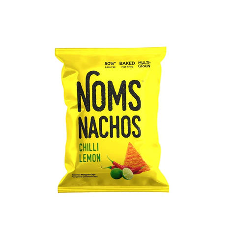 NOMS NACHOS CHILLI LEMON 64GM