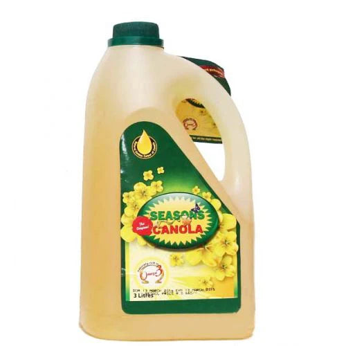 Seasons canola oil 3L bottle