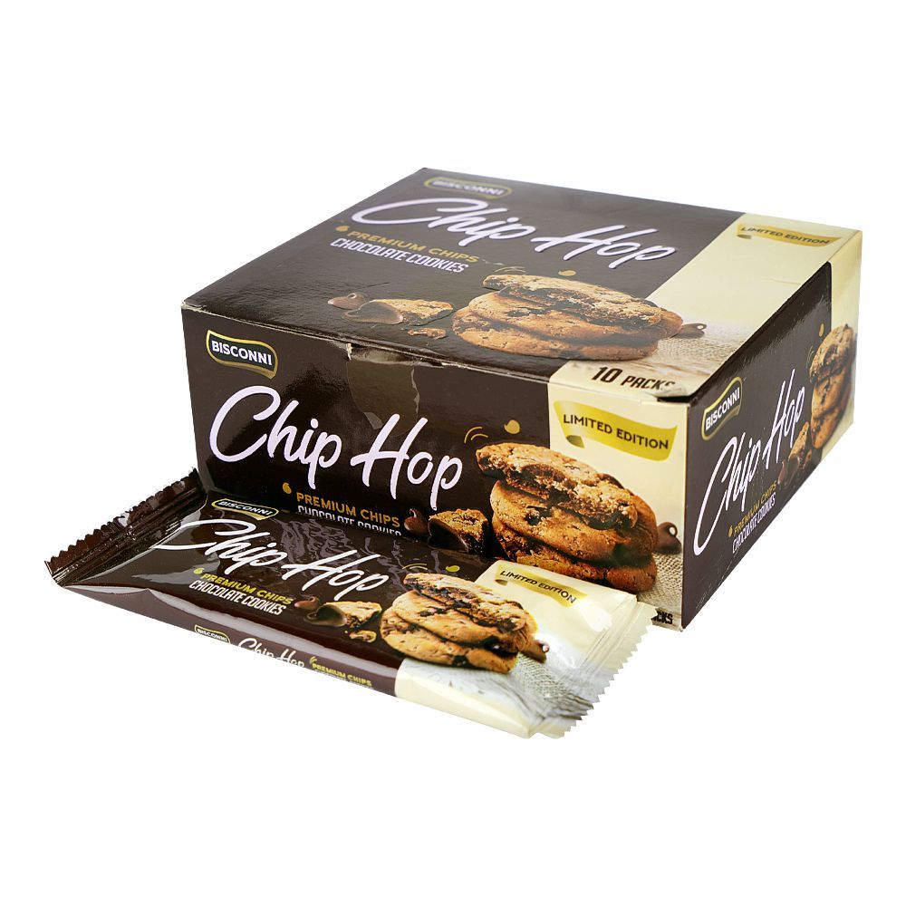 BISCONNI CHIP HOP CHOCOLATE 10 PACK