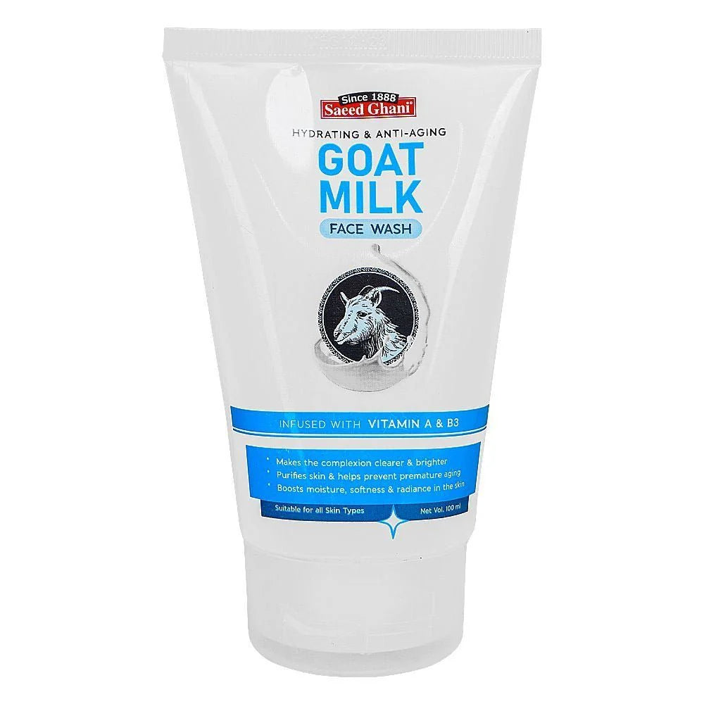SAEED GHANI GOAT MILK FACE WASH 100ML