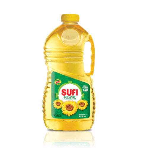 Sufi sunflower oil 3 l bottle