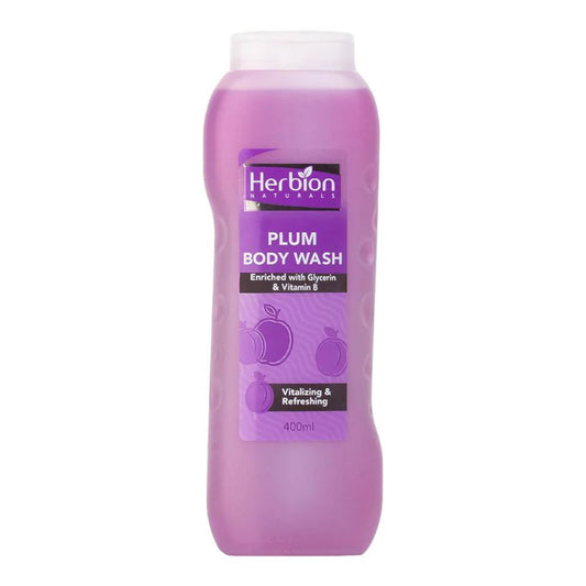 HERBION PLUM BODY WASH 400ML