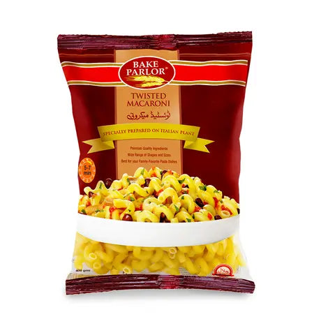 BAKE PARLOR TWISTED MACARONI 400G