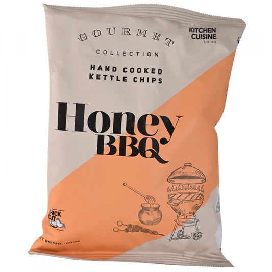 Kitchen Cuisine Kettle Honey BBQ Hand Cooked Chips 100g