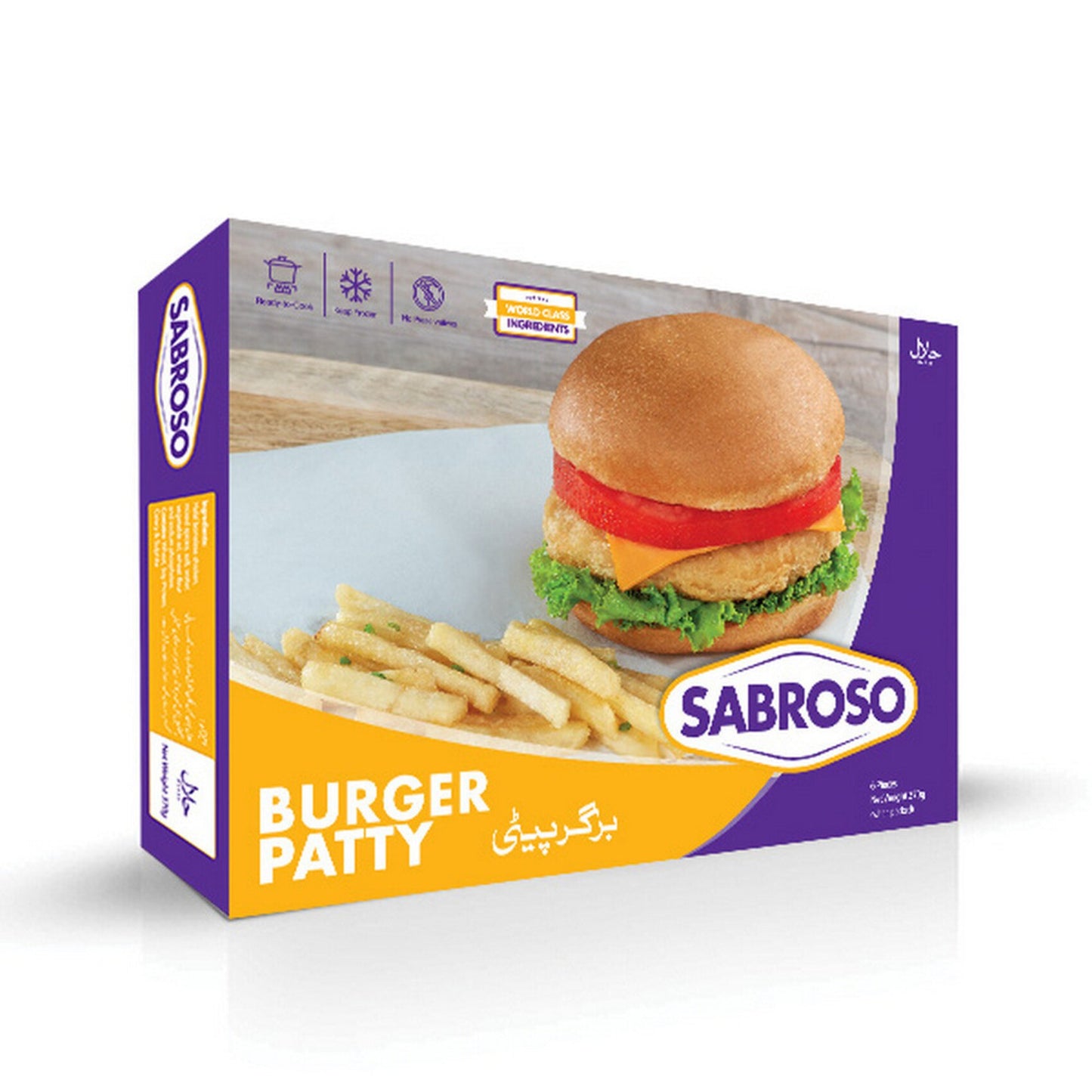 Sabroso Crispy Burger Patty 1 kg