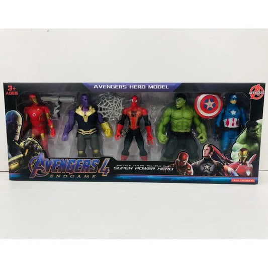 "Toys And Stationery" Avengers Action Figure 5 Pcs Set For Kids