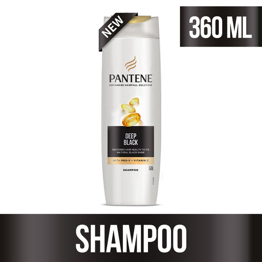 Pantene Deep Black Shampoo - 360ml
