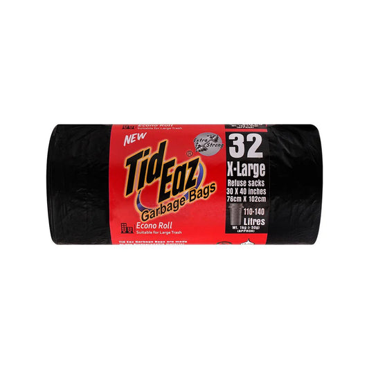 TIZ EAZ GARBAGE BAGS 32 XL
