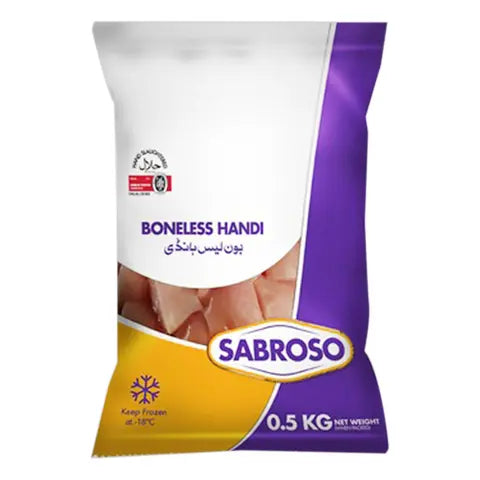 SABROSO BONELESS HANDI 1/2KG