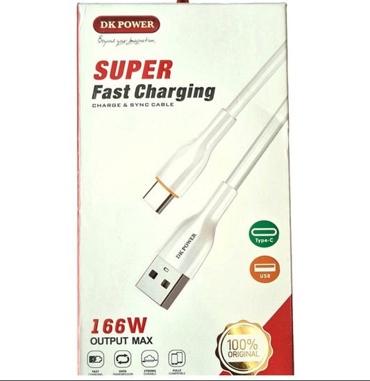 'Electric ware' DK-Power Type-C Data Cable Original High-Speed Fast Charging Cable"