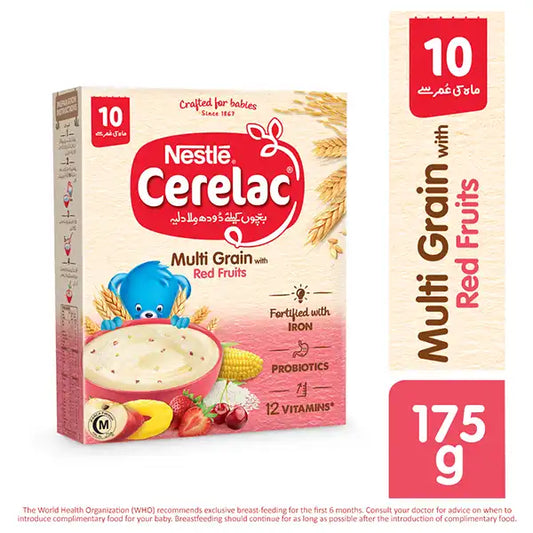 Nestle Cerelac Multigrain with Red Fruits 175gm