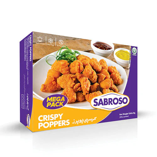 Sabroso Crispy Poppers 1260gm (Mega Pack)