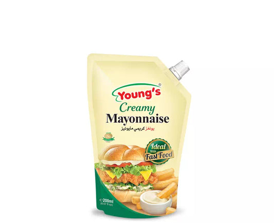 YOUNGS CREAMY MAYONNAISE 200ML