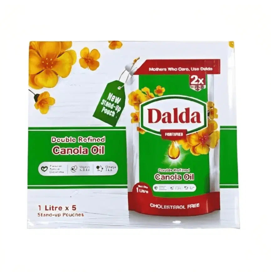 Dalda Canola Oil Stand up 1L x5