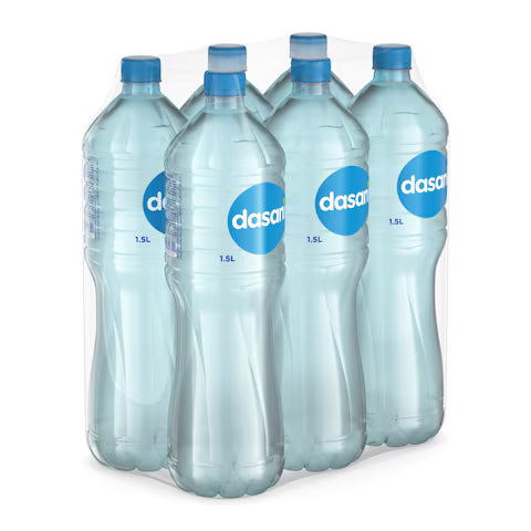 Dasani water 1.5 L pet