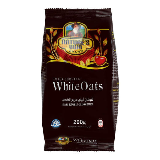 Natures own white oats 200g