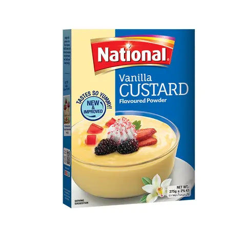 National Vanilla Custard Powder 275g - Creamy Dessert Mix