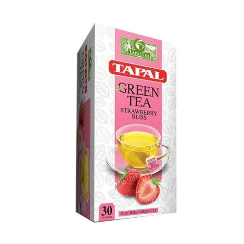Tapal Green Tea Strawberry Bliss Tea Bag 30 PCS