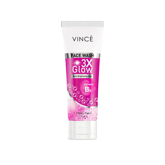 Vince 3x glow facewash 75ml