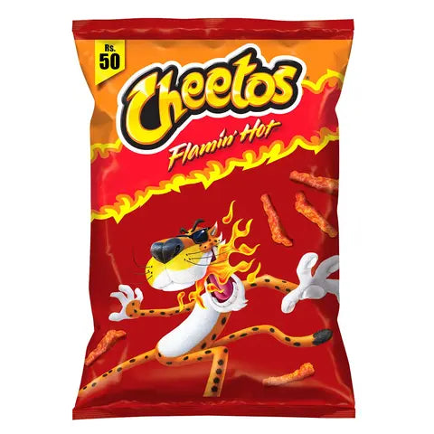 Cheetos Crunchy Red Flamin Hot Rs-50