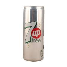 7UP FREE TIN 250