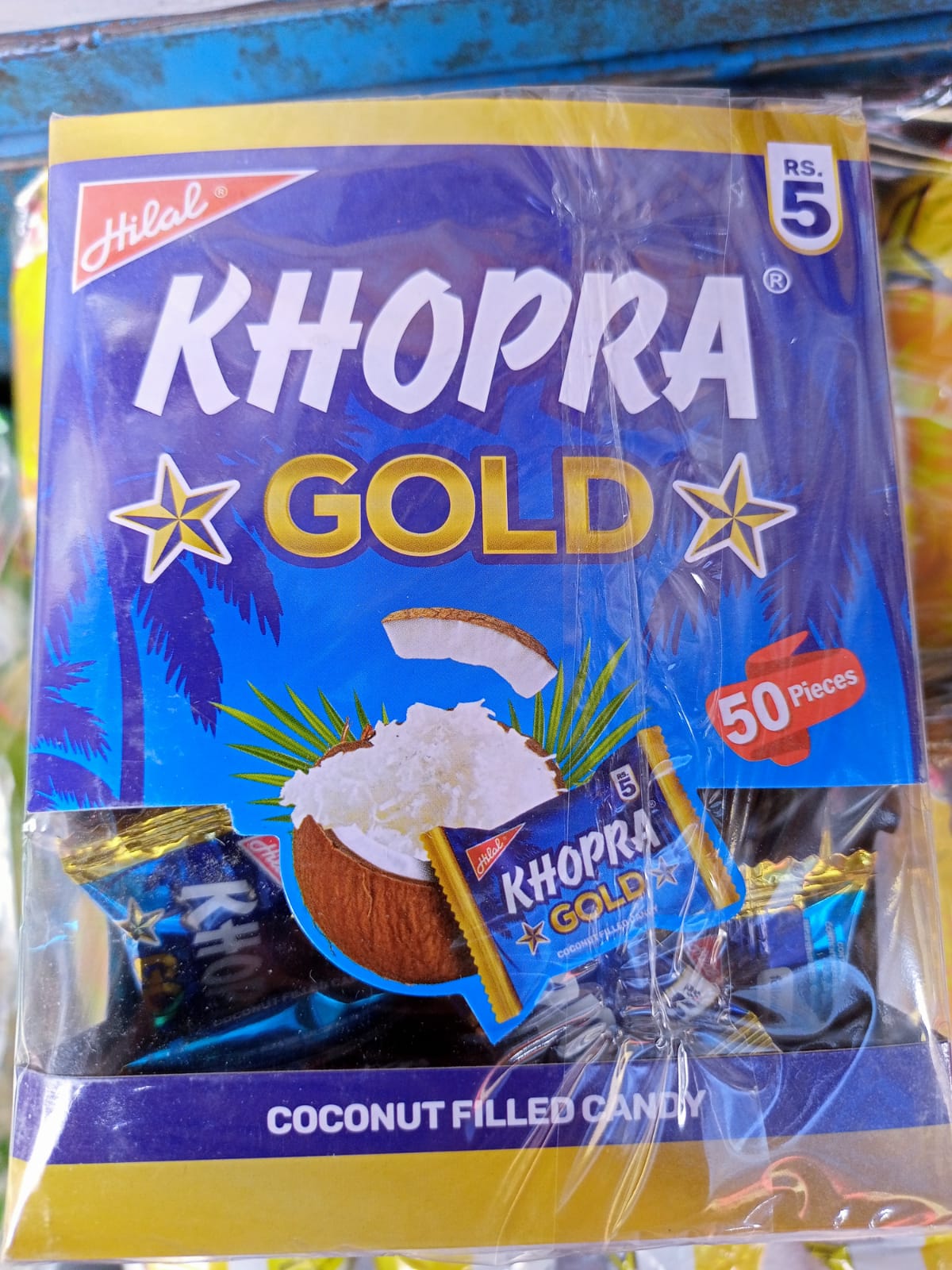 HILAL KHOPRA GOLD CANDY 50PCS