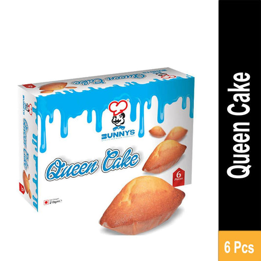 BUNNY'S QUEEN CAKE PLAIN 6 PACK