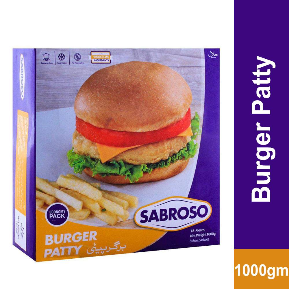 Sabroso Burger Patties Economy Pack - 1kg