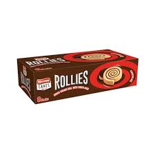 BISCONNI ROLLIES CHOCOLATE 8 PACK