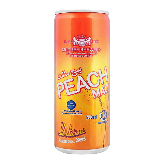 Murree Brewery's Peach Malt Tin 250ml