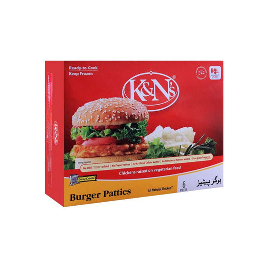 K&N's Chicken Burger Patties 6 Pcs Small Pack