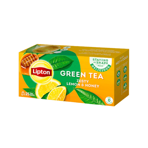 Lipton Green Tea Bags Lemon 25-pcs