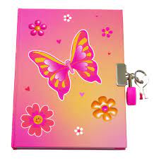 Fancy Lock diary Large