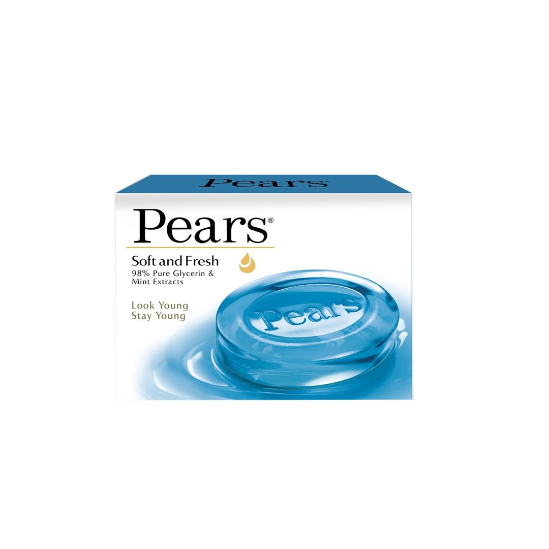 Pears Soft and Fresh soap packaging